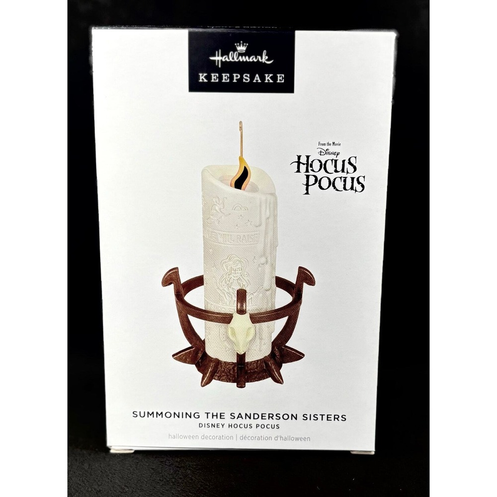 Hallmark 2024 Keepsake Ornament SUMMONING THE‎ SANDERSON SISTERS Hocus Pocus